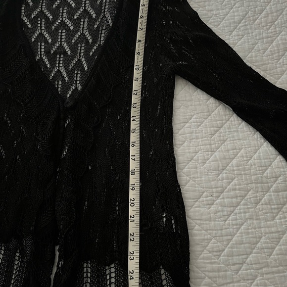 Black Lightweight Summer Sweater - Picture 6 of 10